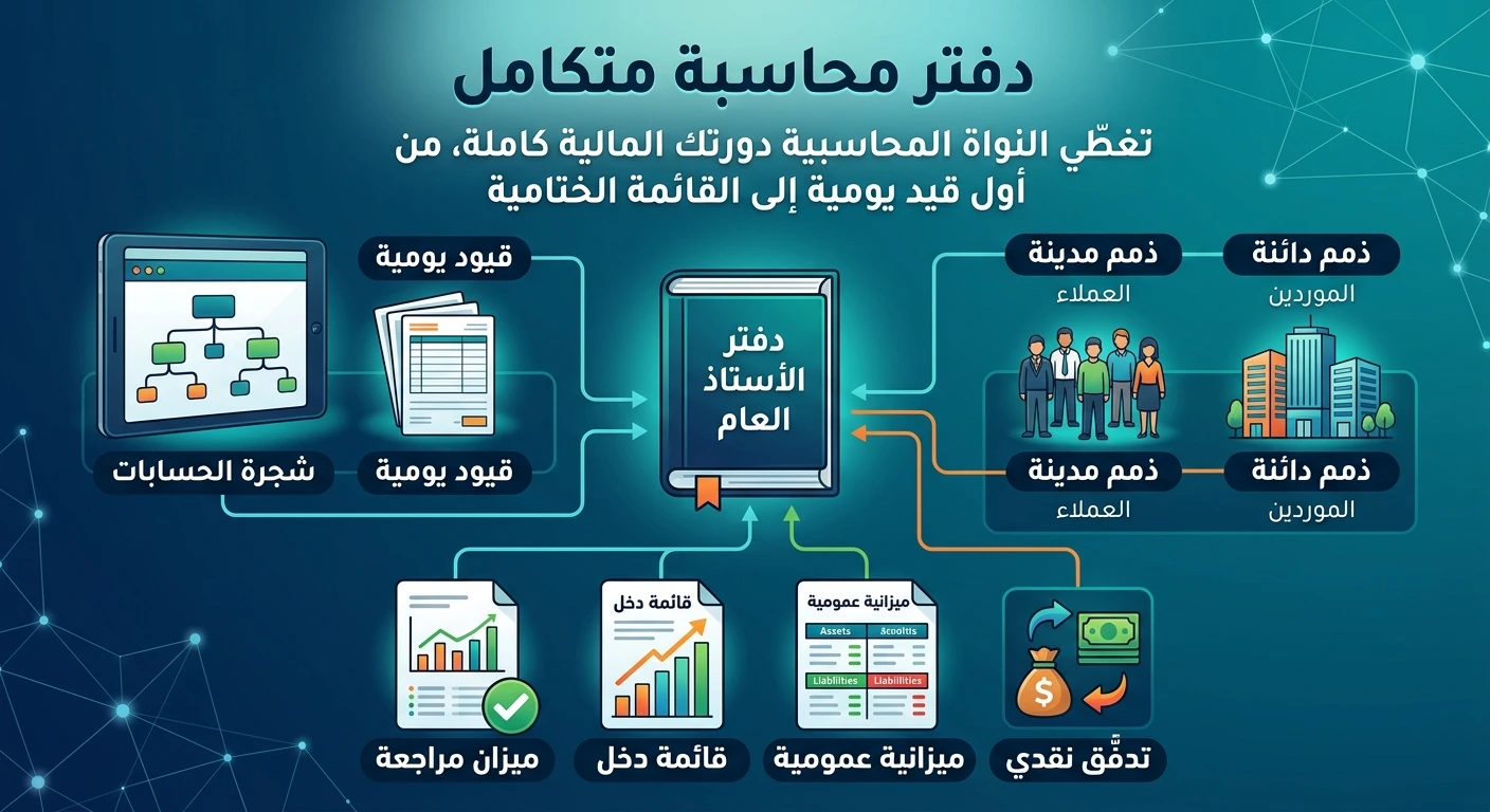 دفتر محاسبة متكامل